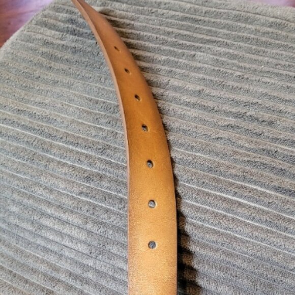 Levi's Belt Mens Small Brown Faux Leather Riveted Belt NWT - Picture 5 of 11